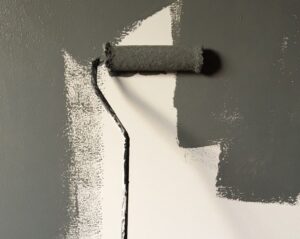 Paint rolling wall