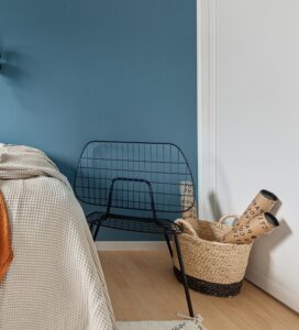 Painted bedroom walls