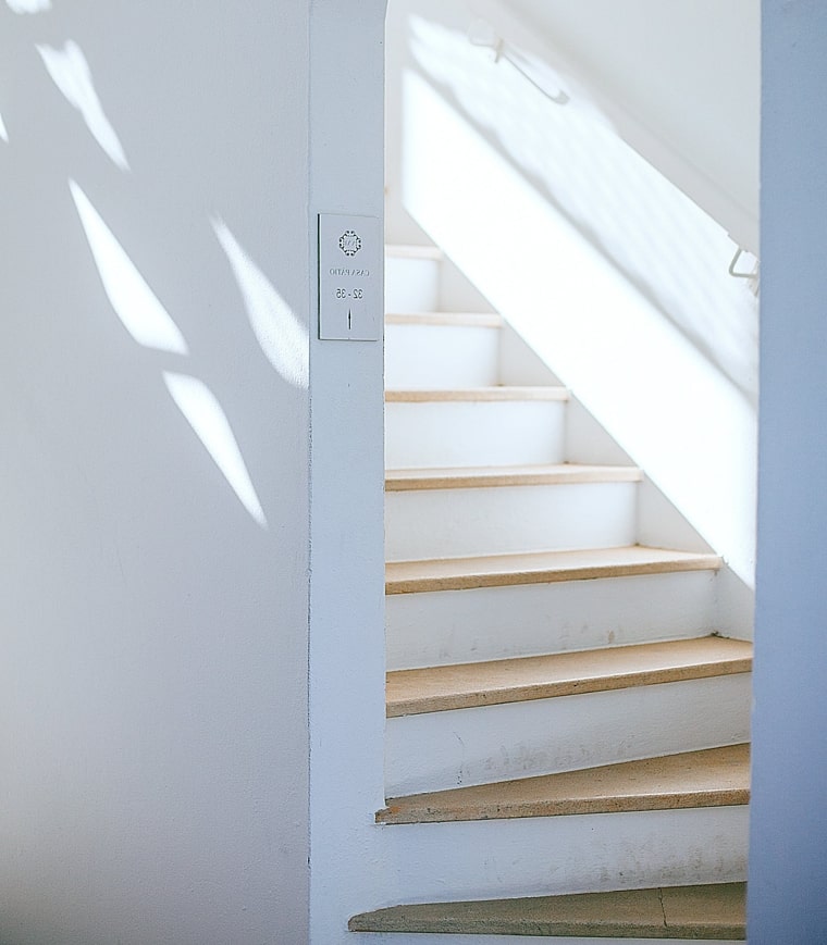 Staircase accent wall