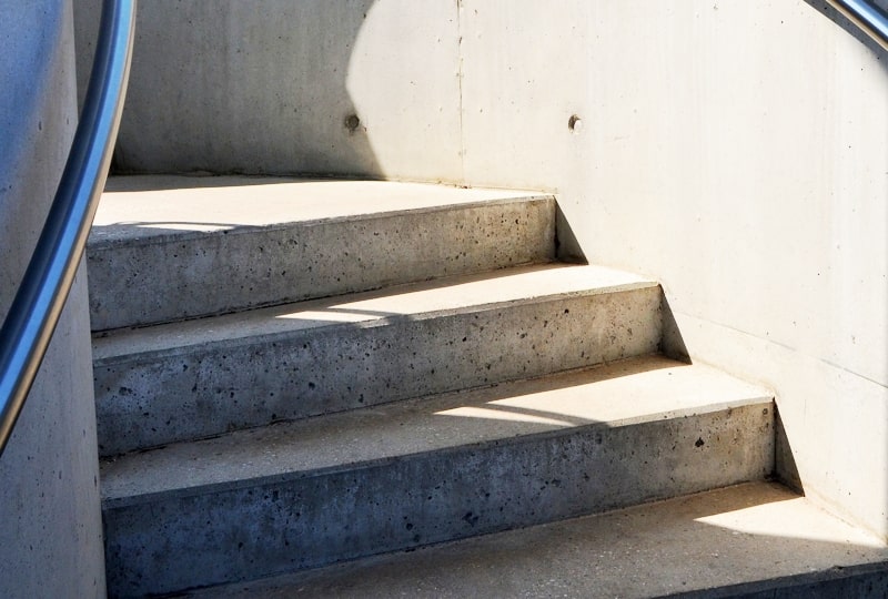 cement stairs