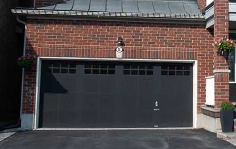 Painted garage door Painted garage door